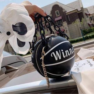 Basketball Crossbody Bag Black